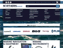Tablet Screenshot of northernmarineelectronics.com